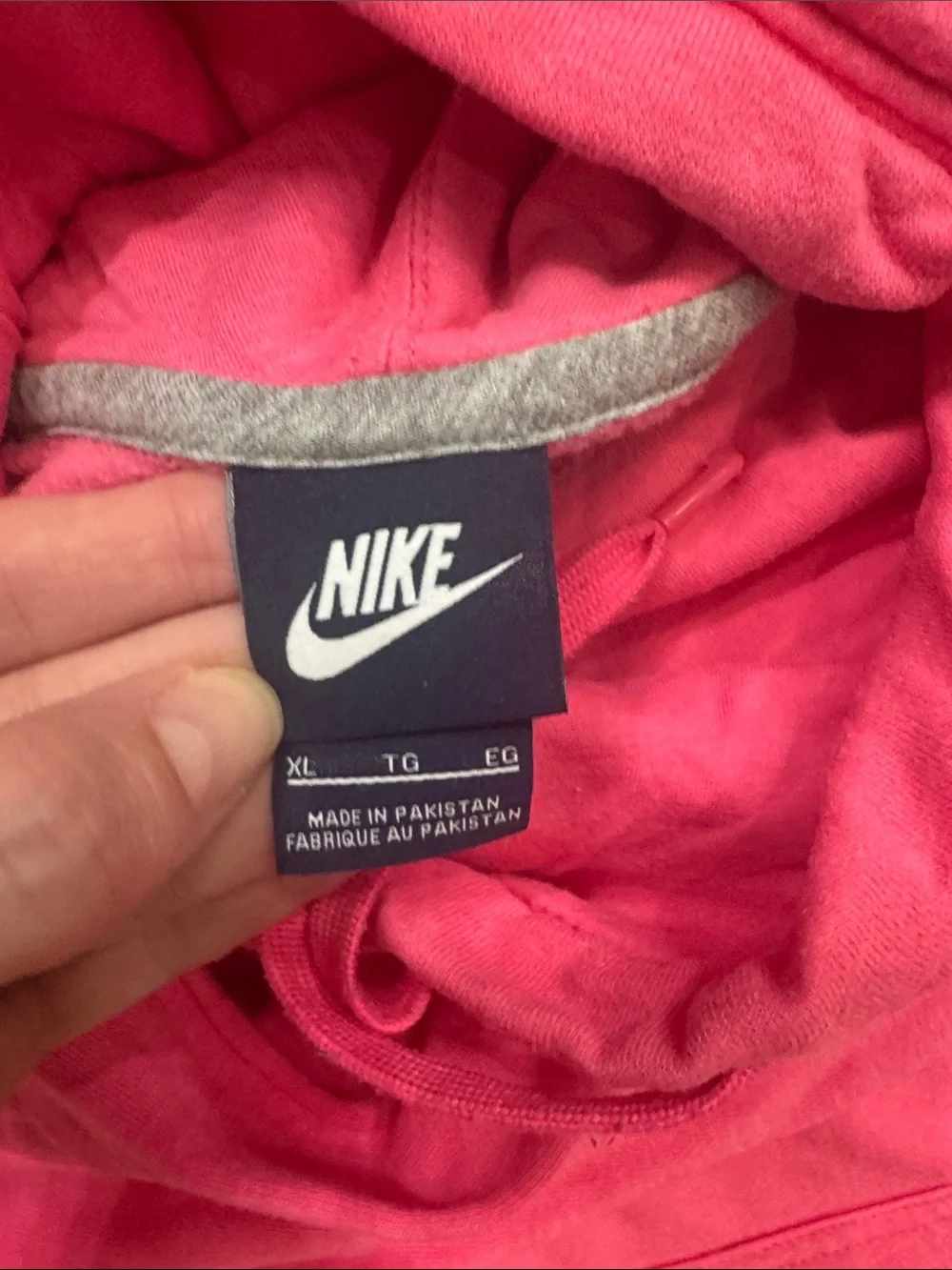 Nike Hot Pink Pullover Hooded Sweatshirt